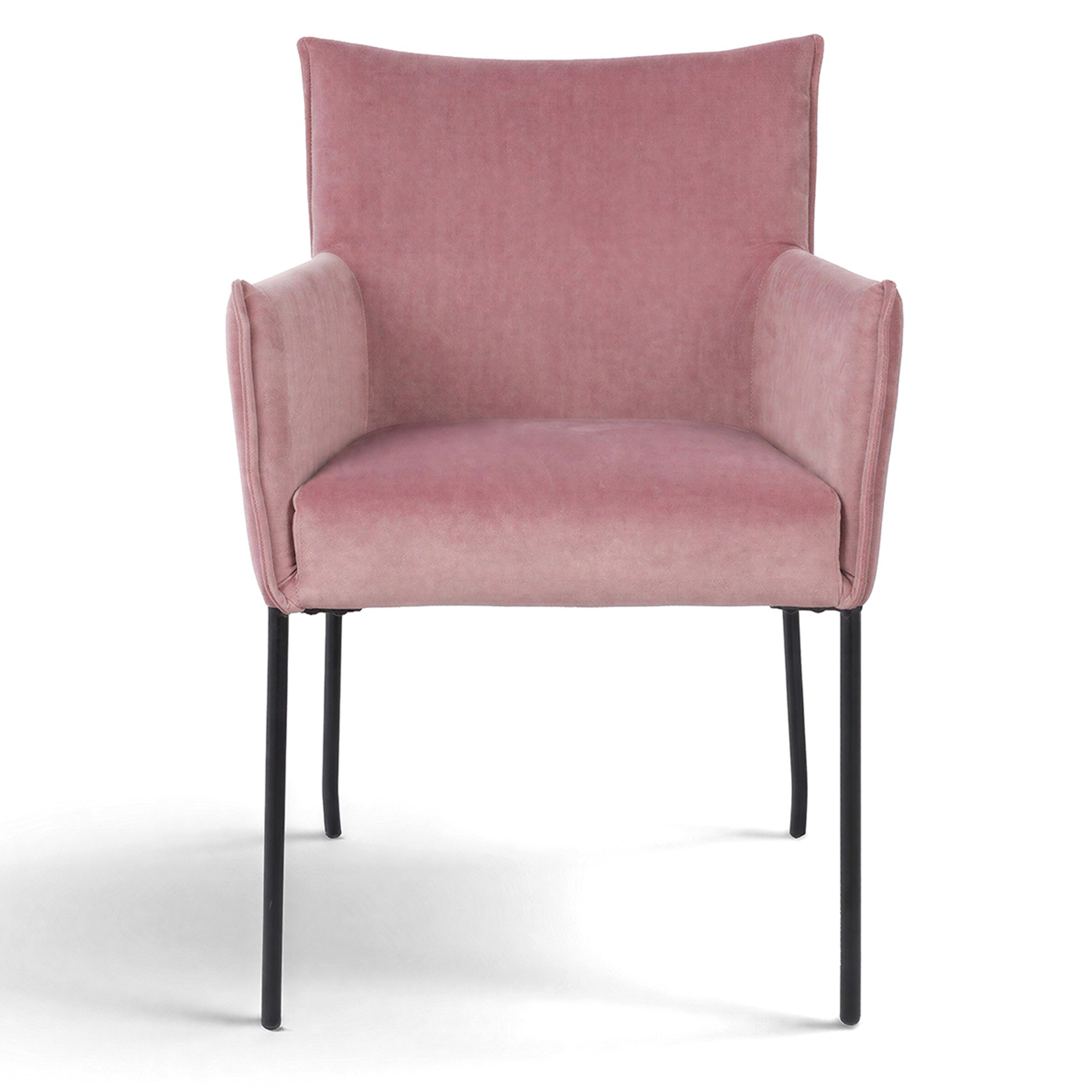 Fåtölj 'Dion' - Sammet/Rosa