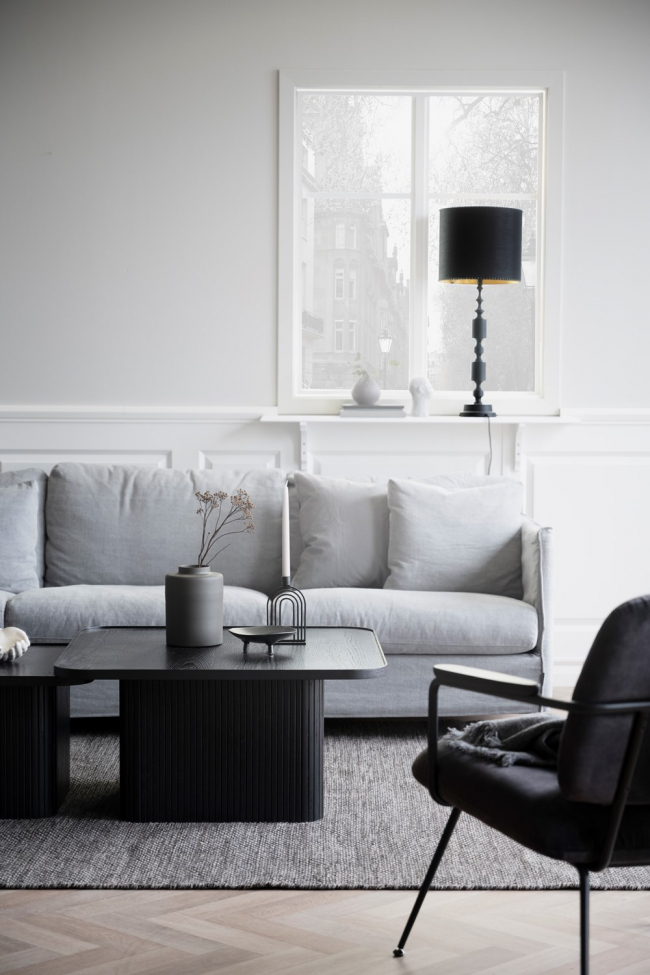 Soffbord 'Sullivan' 60x60 - Svart