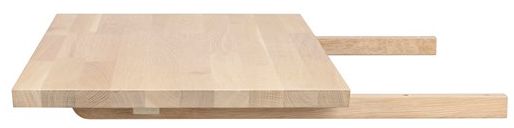 Tilläggsskiva 'Carradale' 50x100cm - Vitpigmenterad