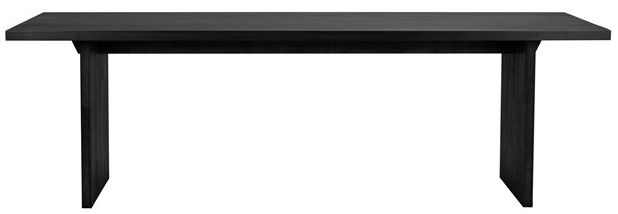 matbord 'emmett' 240x95cm - svart