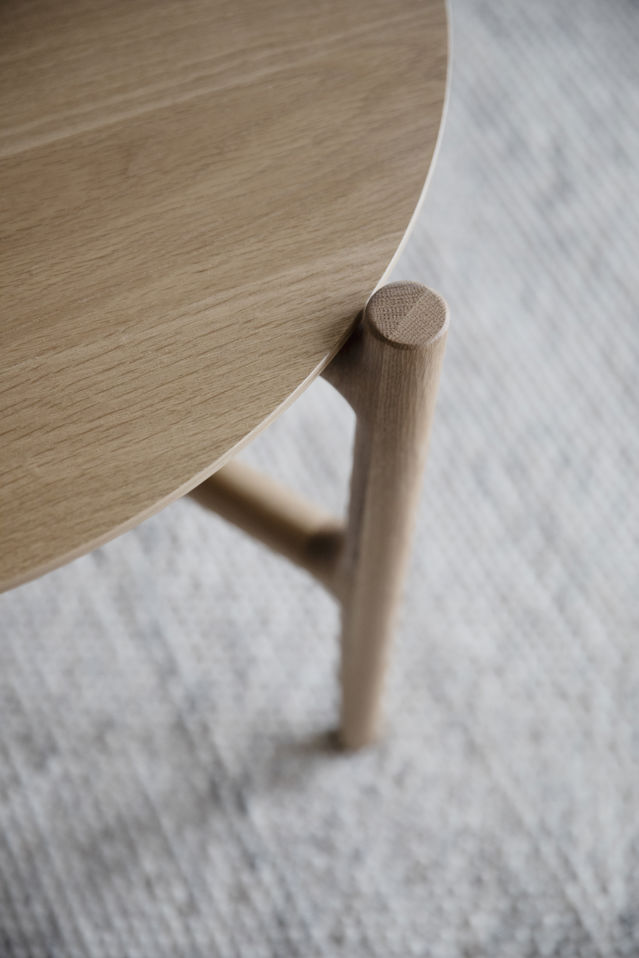 Soffbord 'Holton' Runt 55cm - Natur