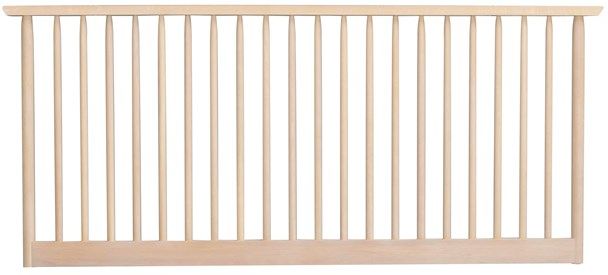 sänggavel 'riggins' - vitpigmenterad