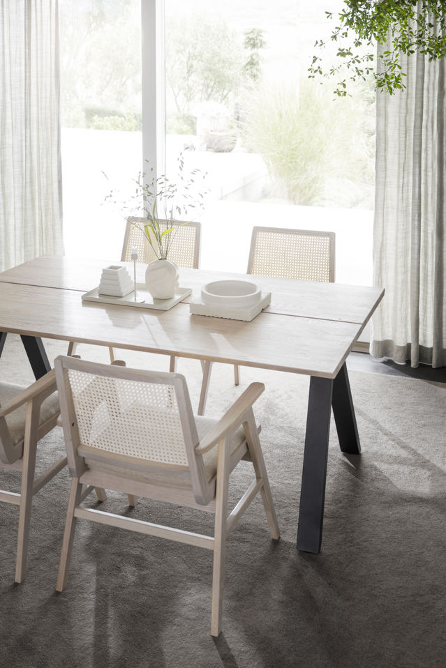 Karmstol 'Prestwick' - Vitpigmenterad/Beige