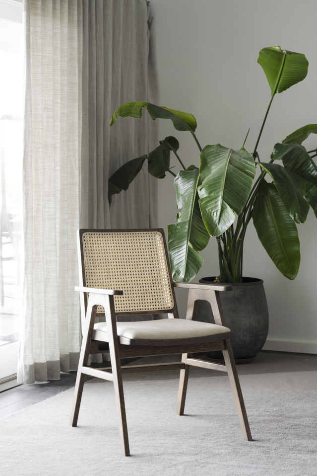 Karmstol 'Prestwick' - Brun/ Beige