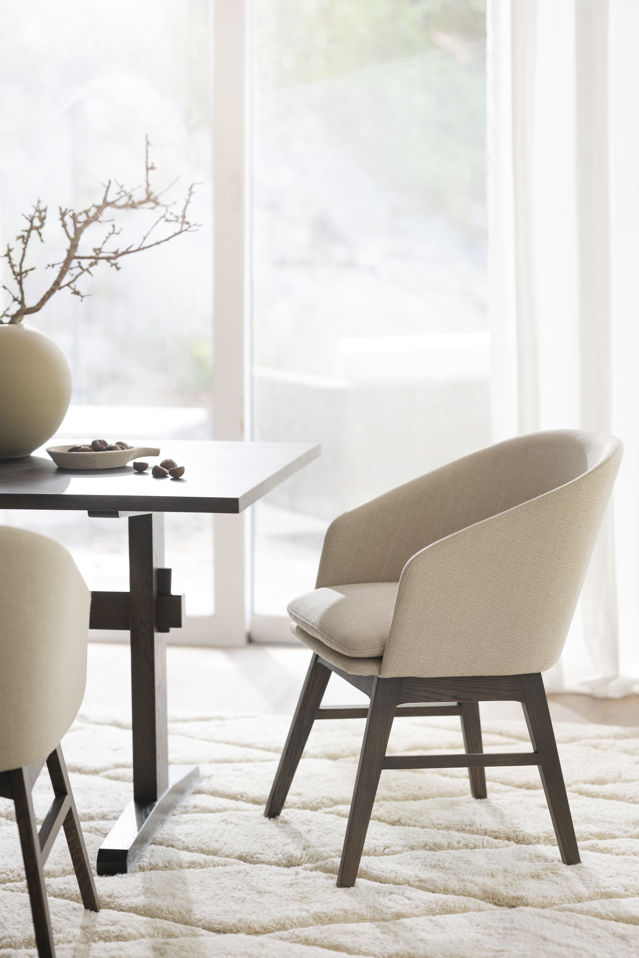 Karmstol 'Windham' - Beige/Brun
