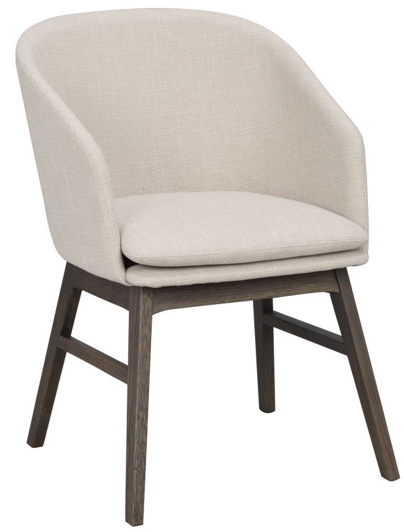 Karmstol 'Windham' - Beige/Brun