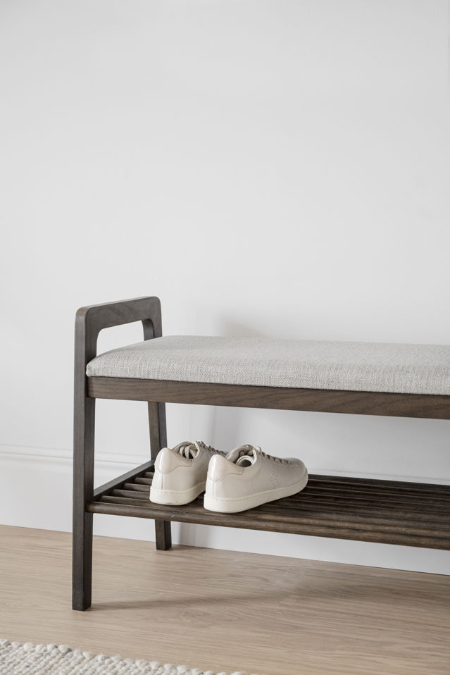 Bänk 'Inverness' - Brun/Beige