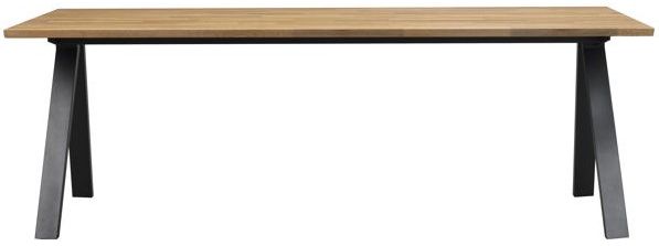 matbord 'carradale' 220 cm - ek/v-ben