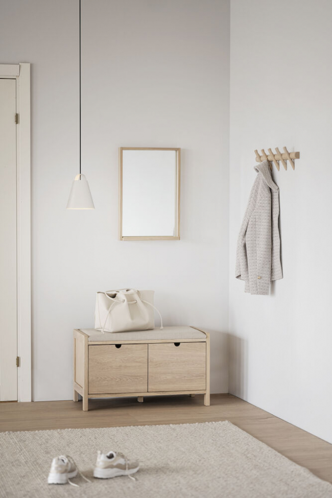 Kroklist 'Hillmond' 65cm - Ljus ek