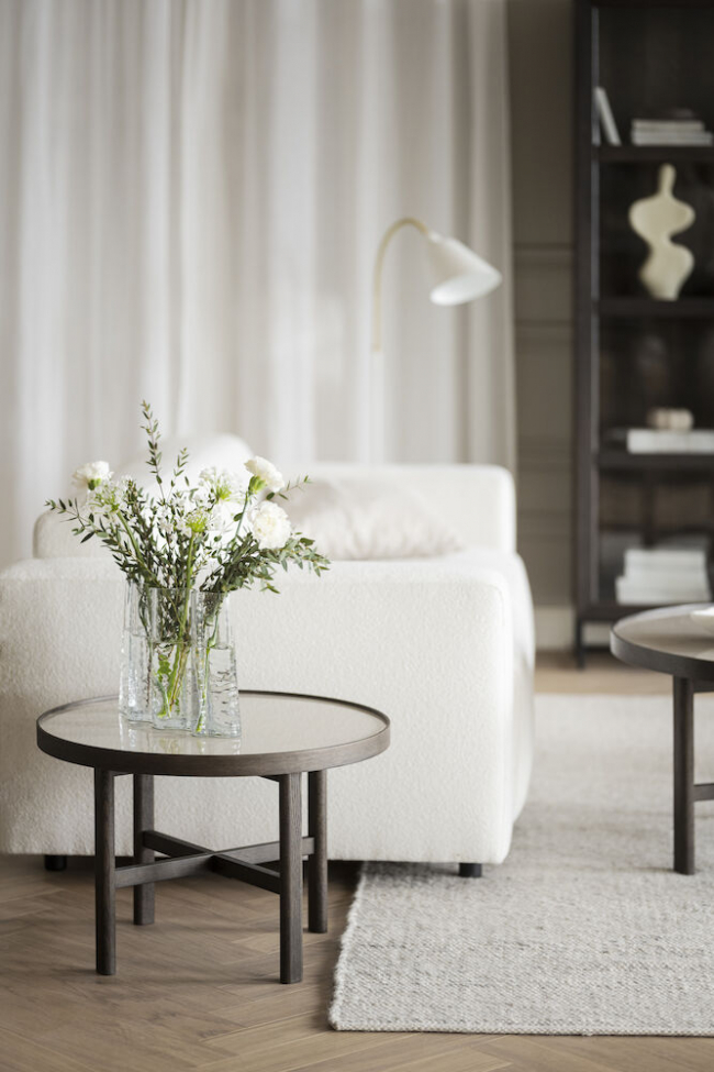 Soffbord 'Marsden' Runt 60cm - Brun