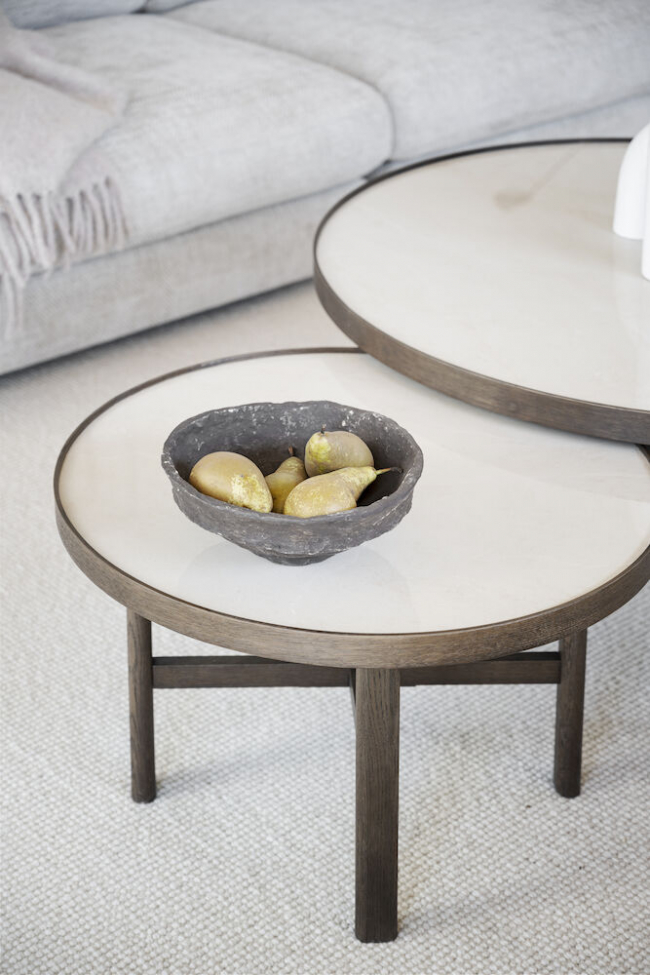 Soffbord 'Marsden' Runt 60cm - Brun