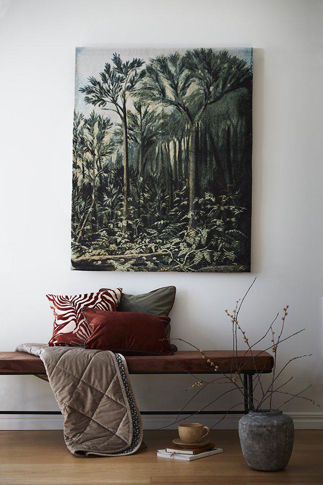 Väggbonad 'Botanic' 100x127 - Grön