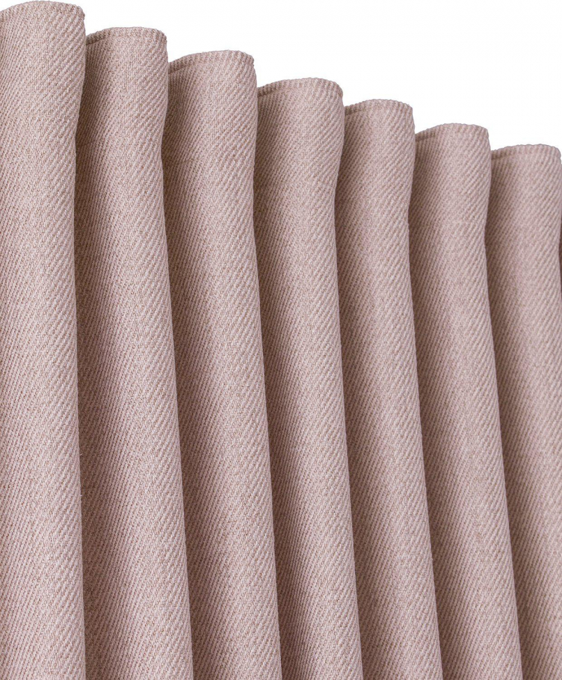 2-pack Gardin 'Greenwich' 140x280 - Ljusrosa