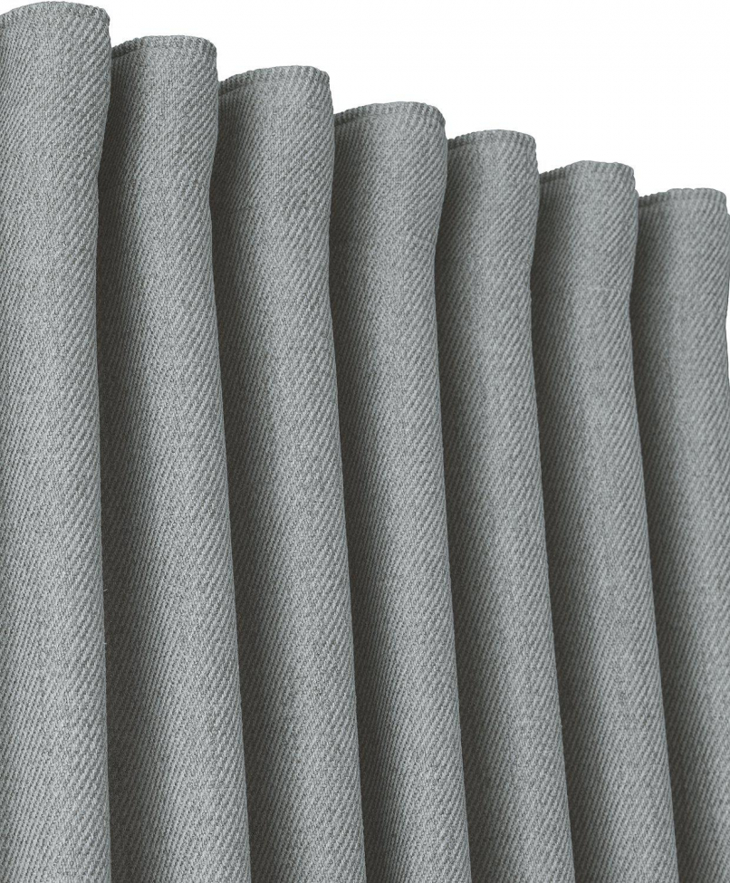 2-pack Gardin 'Greenwich' 140x280 - Grå