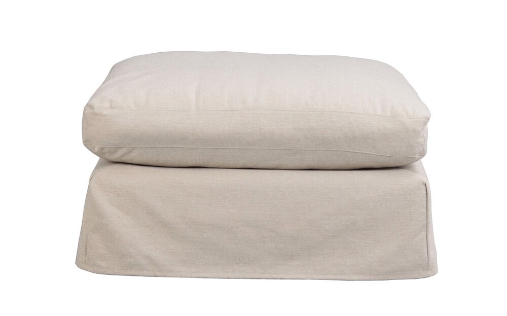 fotpall 'peyton' - beige