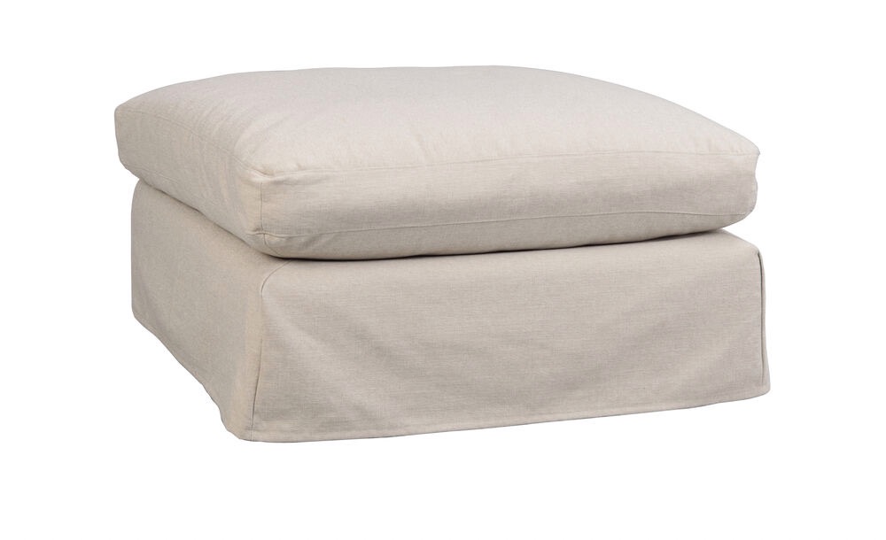 Fotpall 'Peyton' - Beige