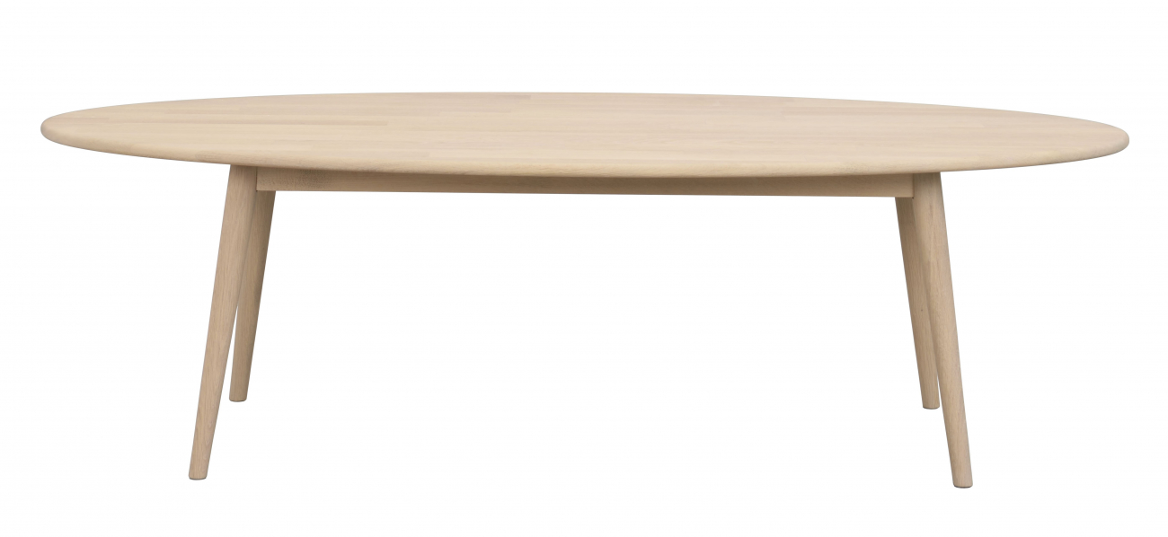 Soffbord 'Tompkins' 150x60cm - Vitpigmenterad ek