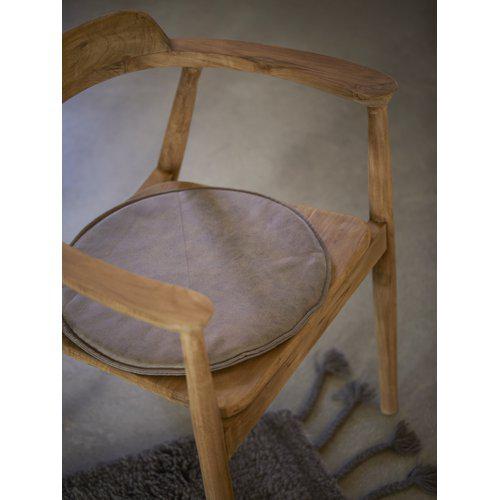 Stolsdyna 'Lycke' 40x40 - Brun