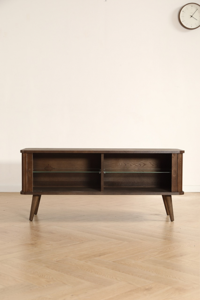 Tv-Bänk 'Vento' 120 cm - Valnöt