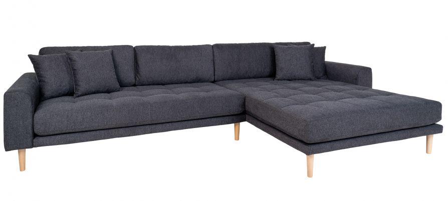 Soffa 'Lido' Höger - Mörkgrå