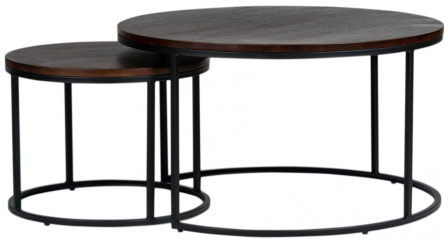 soffbord 'prime' l 2 delar - valnöt