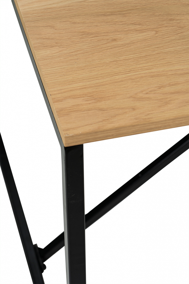 Matbord 'Vega' 180x90cm - Natur/Svart 