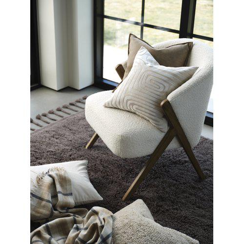 Kuddfodral 'Molly' 45x45 - Krämvit