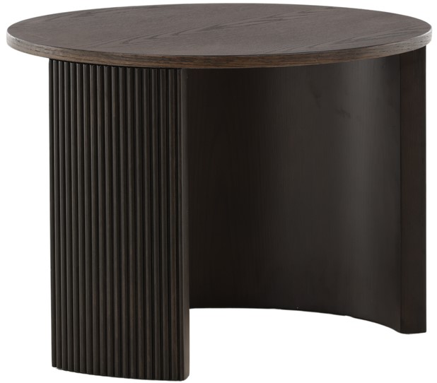 soffbord 'ballstad' runt 60cm - brun