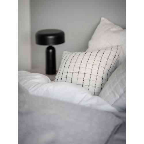 Kuddfodral 'Karl' 45x45 - Svart/Vit
