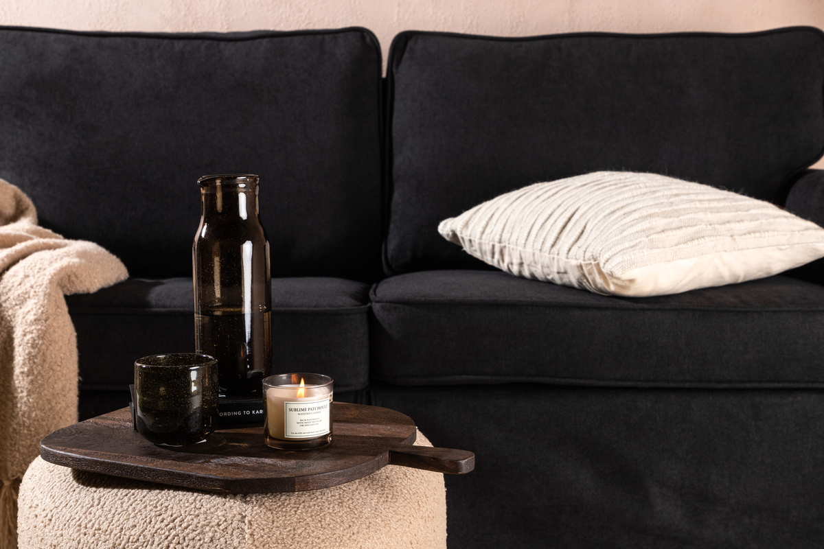 Soffa 'Anja' 2-sits - Svart