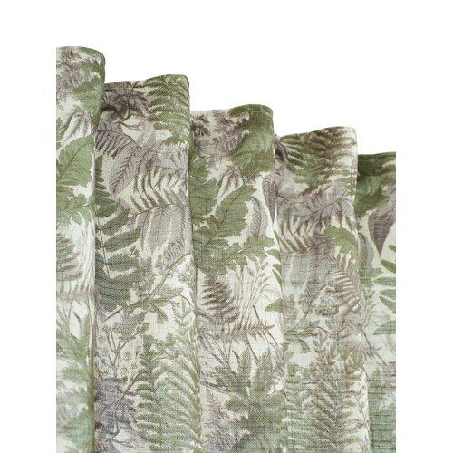 Gardin 'Tilly' 2-pack 135x270 - Grön