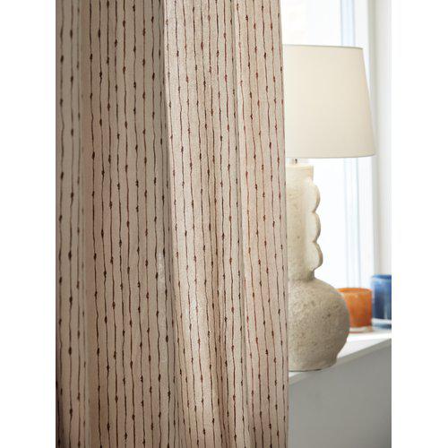 Gardin 'Unni' 2-pack 140x280 - Brun