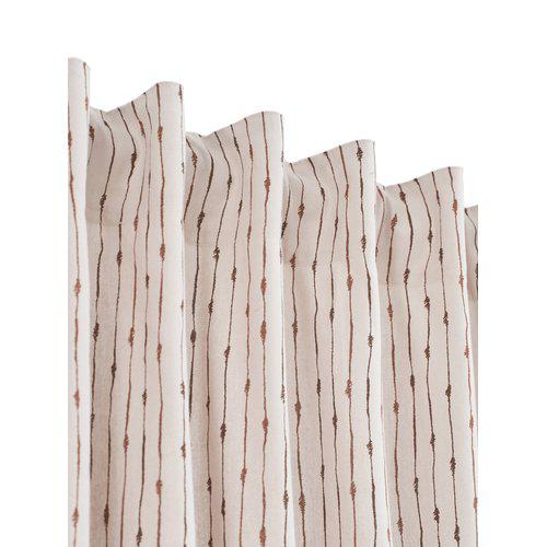 Gardin 'Unni' 2-pack 140x280 - Brun