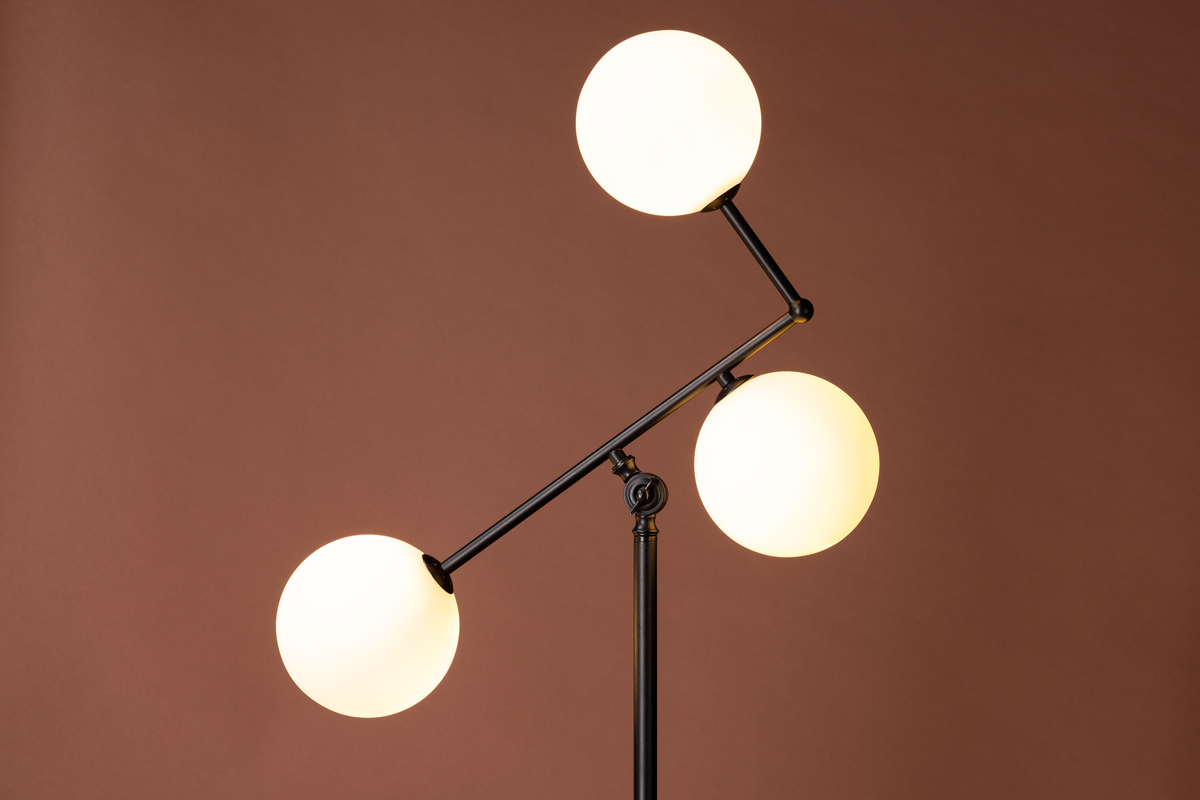 Golvlampa 'Kinnekulle' - Svart