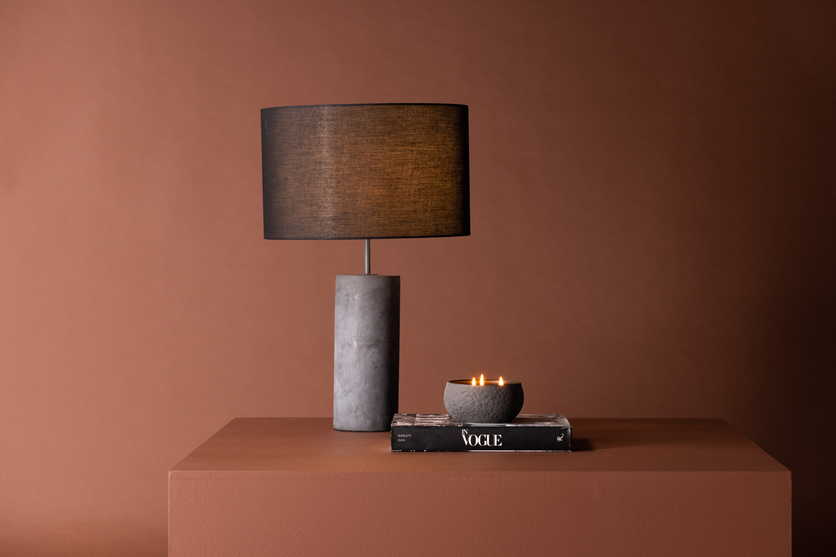 Bordslampa 'Ingrid' - Grå