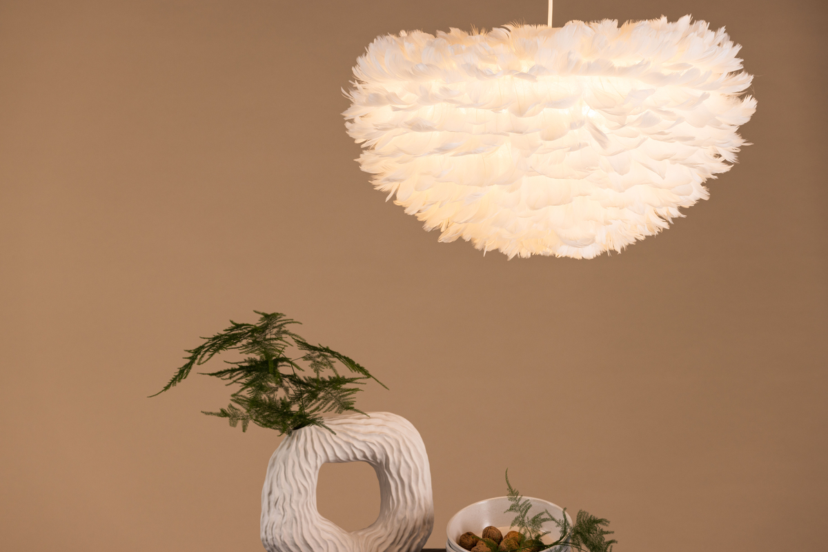 Taklampa 60x60 'Lovisa' - Vit