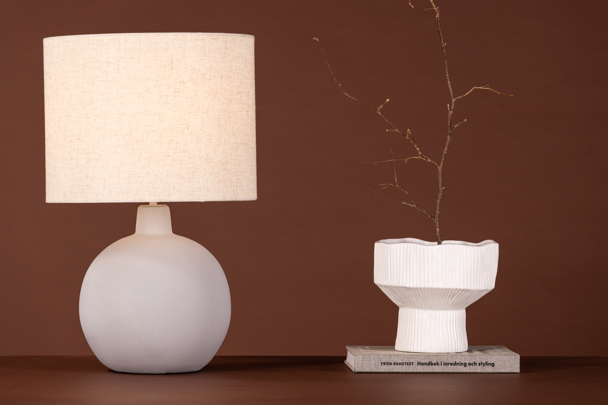 Bordslampa 'Tidaholm' - Grå