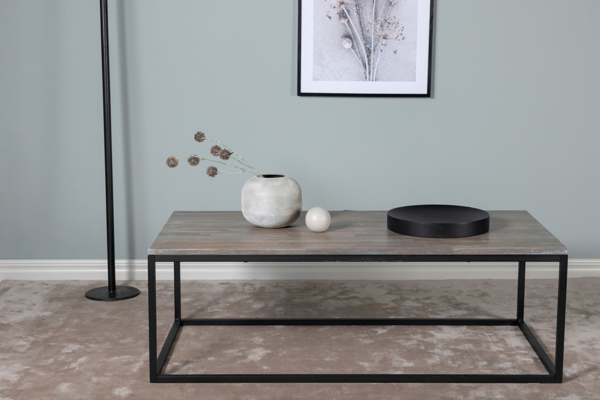 Soffbord 'Julia' 60x120cm - Svart/Brun
