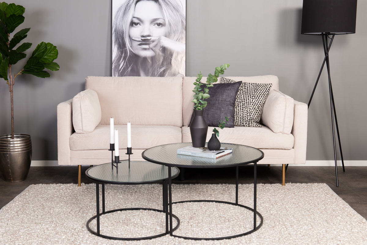 Soffa 'Bjelland' 3-sits - Beige