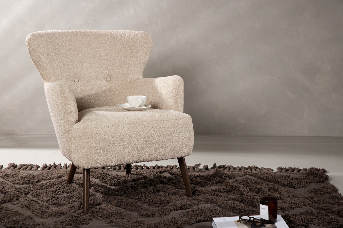 Fåtölj 'Eksjö' - Beige