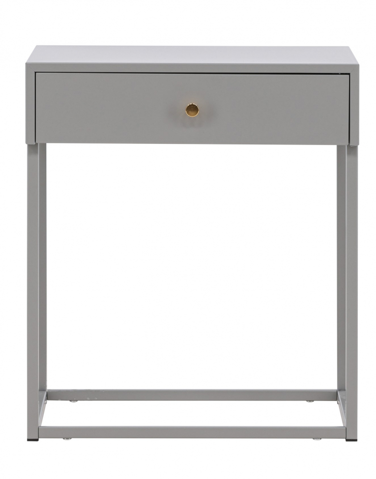sängbord 'puglia' - ljusgrå