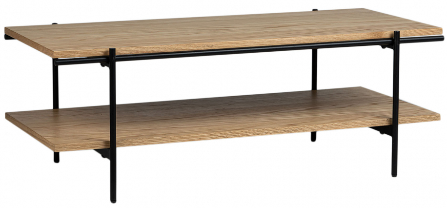 soffbord 'frida' - natur/svart