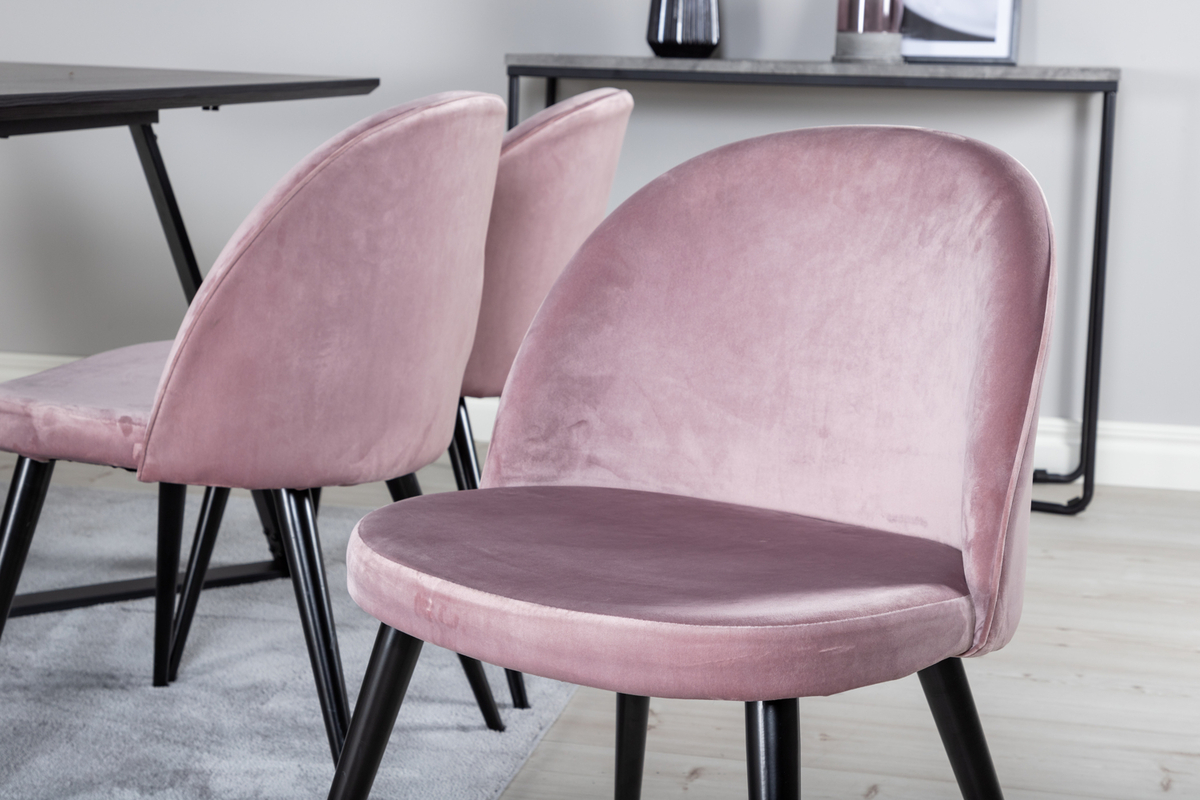 Stol 'Elverum' - Gammelrosa/Svart