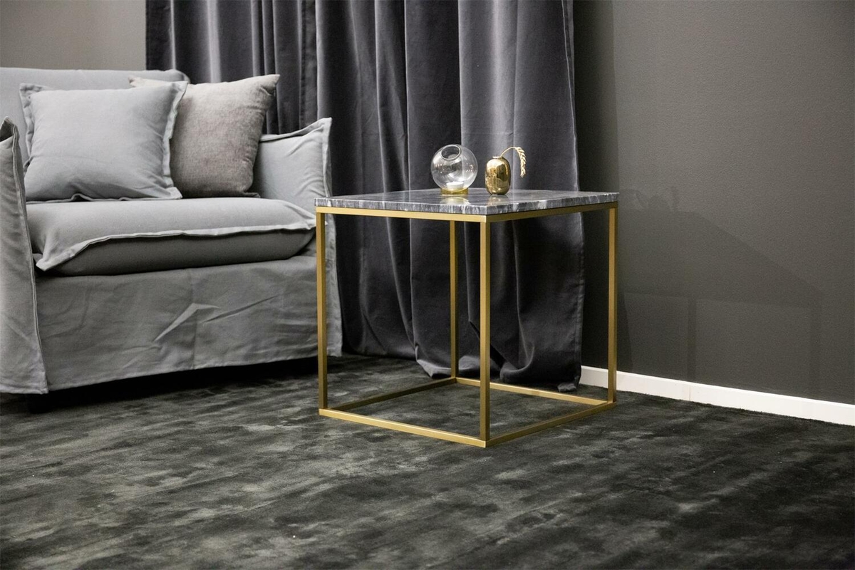Sidobord 'Ebba' 50x50 - Guld