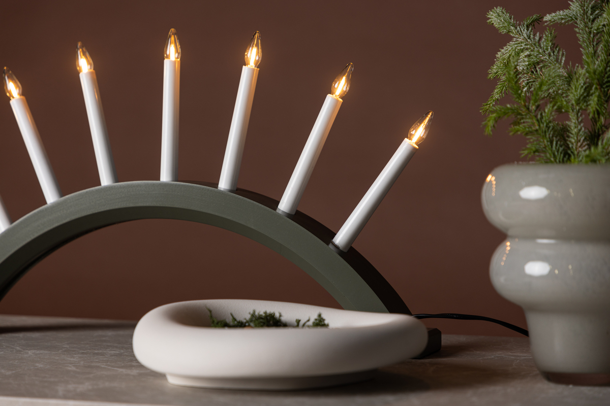 Bordslampa 'Halland' 34 cm - Grön