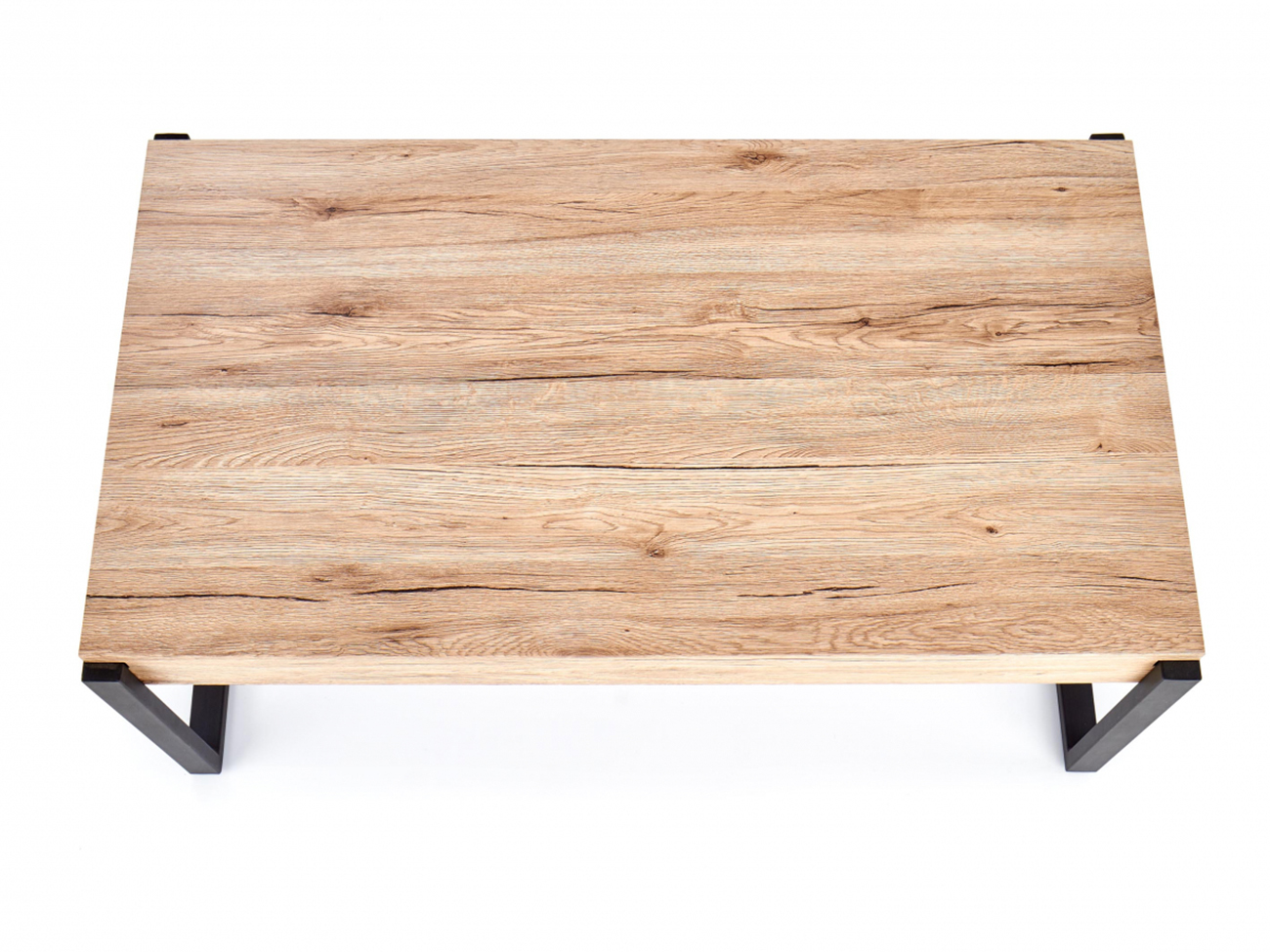 Bord 'Wood' 110x64cm - Natur/Svart