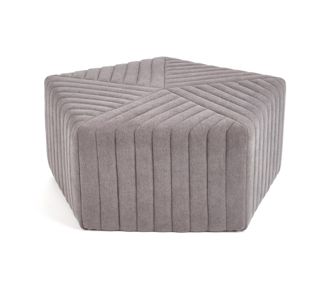 Sittpuff 'Hexa' M - Grå