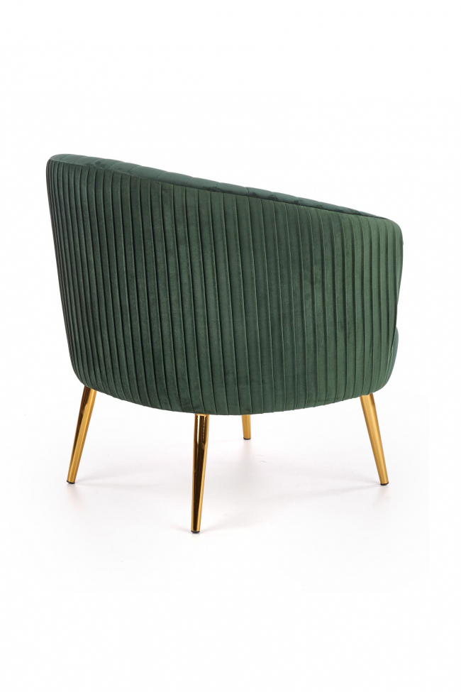 Fåtölj 'Green Velvet' - Grön