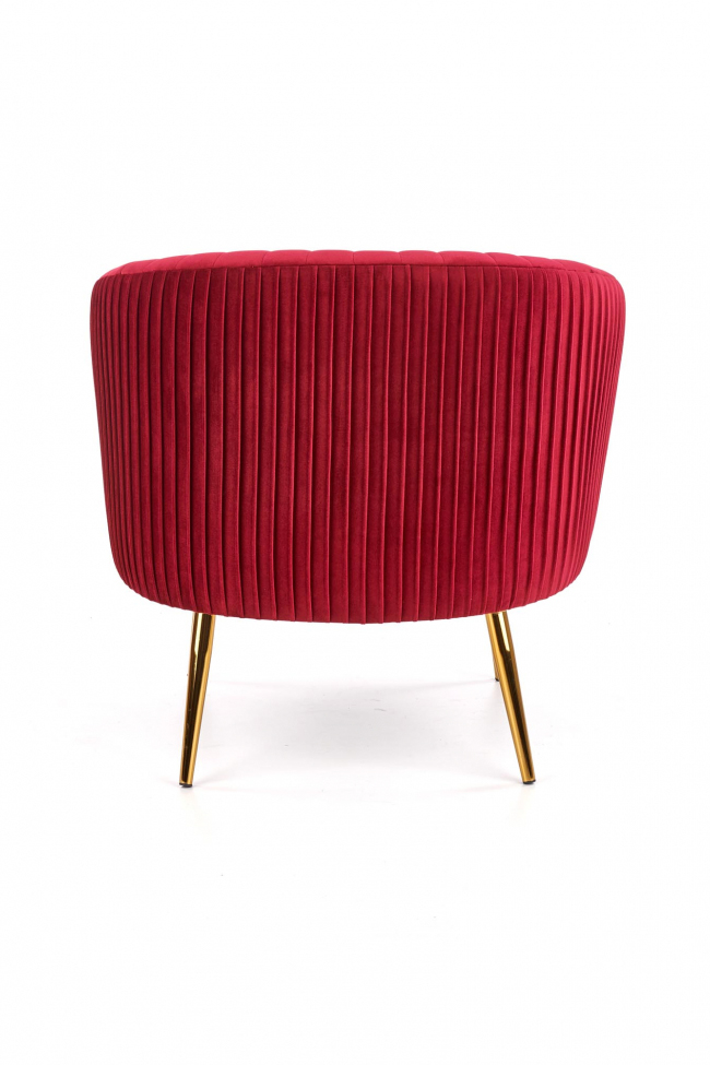 Fåtölj 'Red Velvet' - Röd