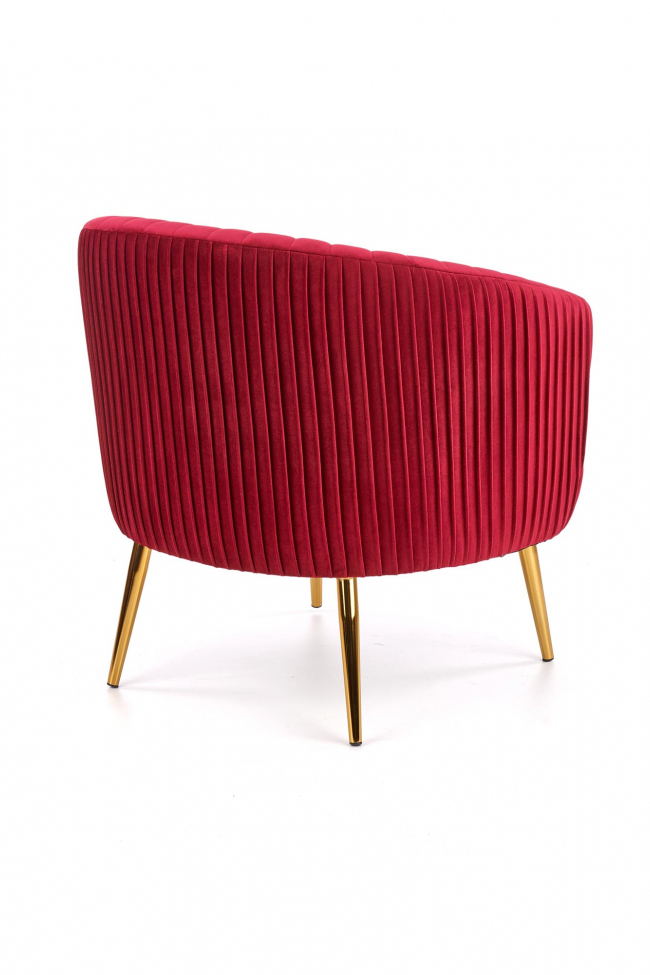 Fåtölj 'Red Velvet' - Röd